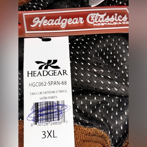 NEW ASAP Rocky Testing Music Men 3XL San Tan Cub Striped Satin Pants Hip Hop - Picture 10 of 10